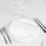 Hemstitched Linen Napkin White 20in x 20in