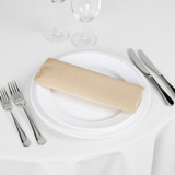 Linen Napkin Satin Gold 20in x 20in
