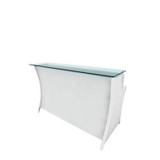 Tiered Bar with Glass Top