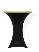 Spandex Pod Table Topper Gold Sparkle