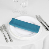 Satin Napkin Jade Aqua 20in x 20in