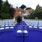 Chiavari Chair Crystal with White Pad