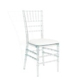 Chiavari Chair Crystal with White Pad