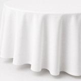 Linen Tablecloth White 90in x 90in