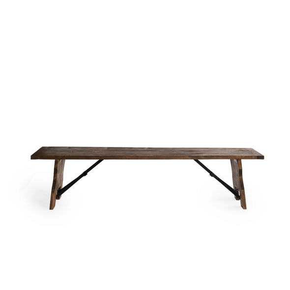 Rustic  Wooden Bench with Foldable legs