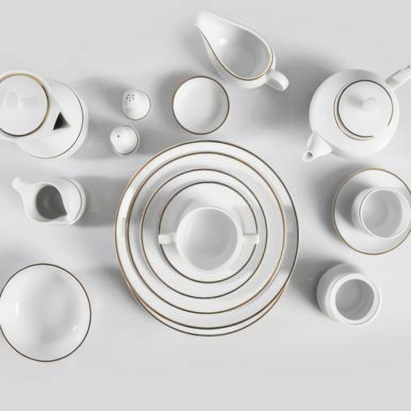 Gold Rim Side Plate 15cm (Pack size 10)