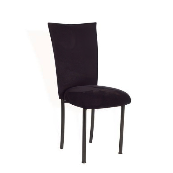 Chameleon Black Suede Chair