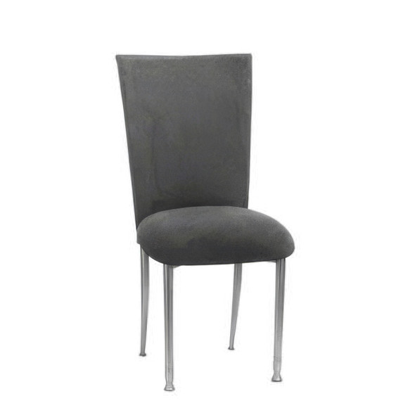 Chameleon Charcoal Suede Chair