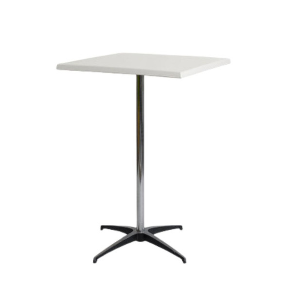 White Square Pod Table