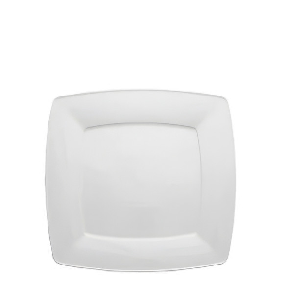 White Square Side Plate 17cm (Pack size 10) - Flat