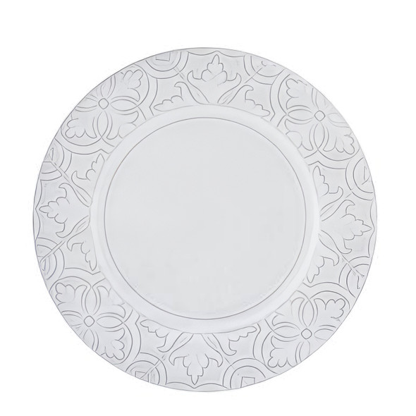 Mediterranean Dinner Plate White Antique 28cm (Pack size 10)