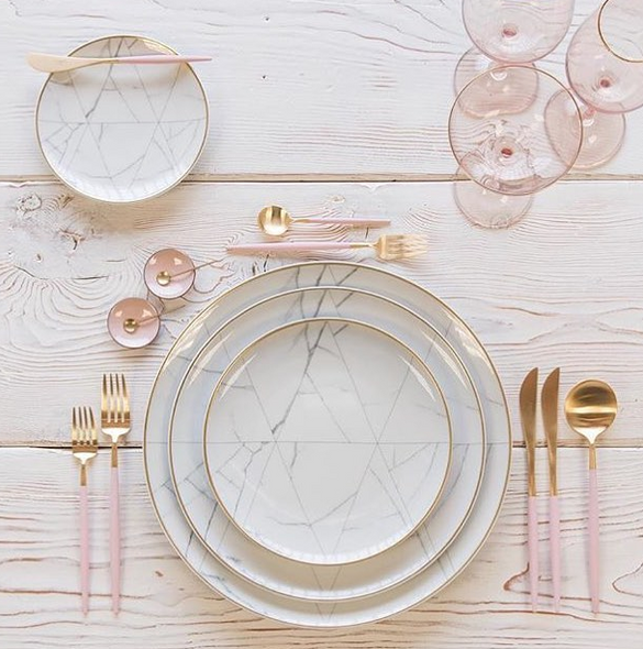 Goa Pink & Gold Starter / Dessert Fork