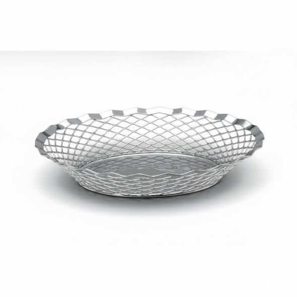 Stainless Steel Round Bread Basket 24cm