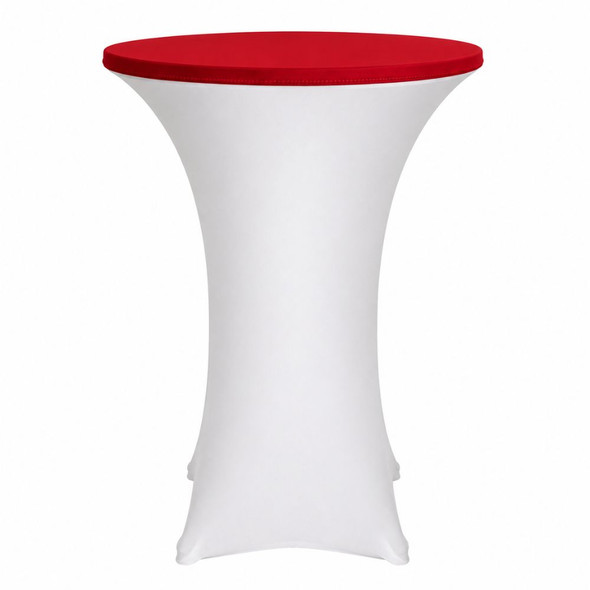 Spandex Pod Table Topper Red