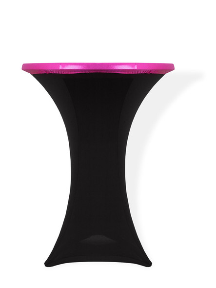 Spandex Pod Table Topper Pink Sparkle