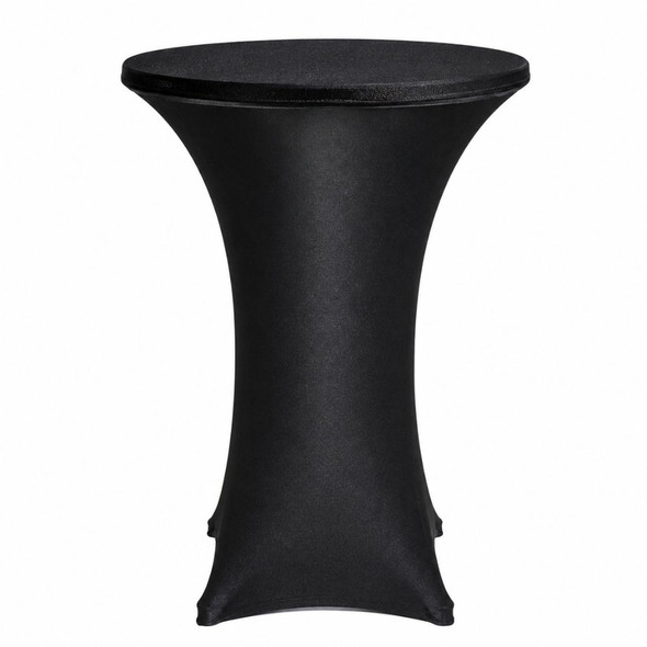 Spandex Pod Table Topper Black Sparkle