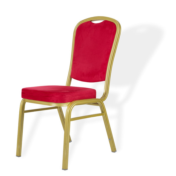 Padded Banquet Chair Red