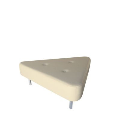 Triangle Ottoman Cream