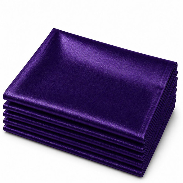 Silk Taffeta Napkin Purple 20in x 20in