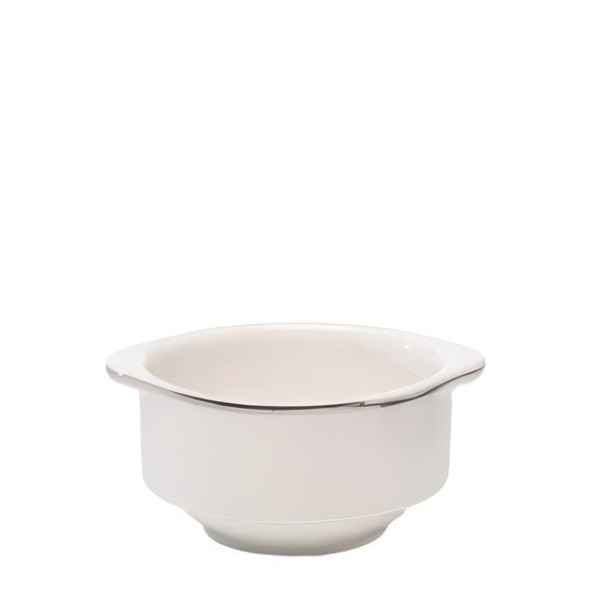 Silver Rim Soup Bowl 21cl (Pack Size 10)