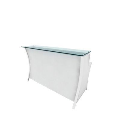 Tiered Bar with Glass Top