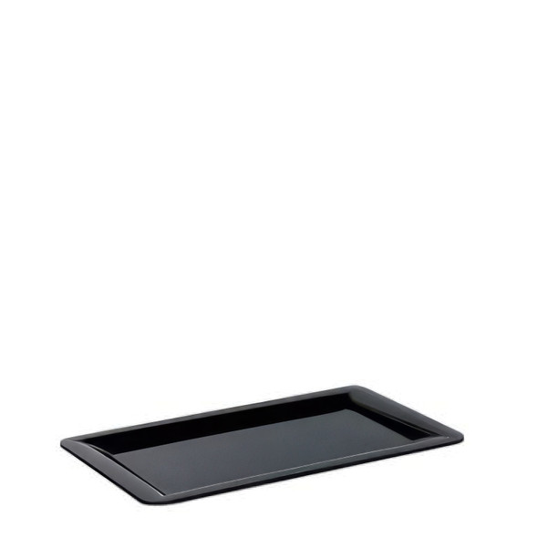 Black Rectangular Plate 25cm x 15cm (Pack Size 1)