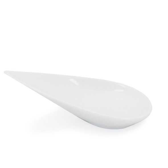 White Teardrop Canape Spoon