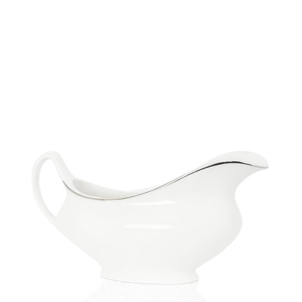 Silver Rim Sauce Boat 33cl (Pack Size 1)
