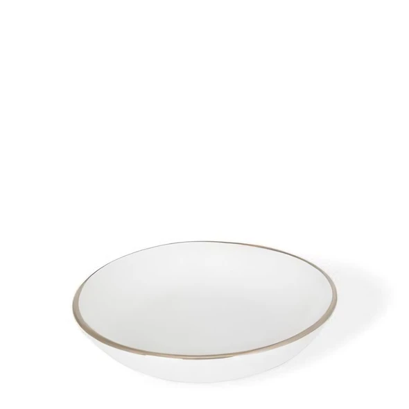 Gold Rim Butter Dish 10cm (Pack Size 1)