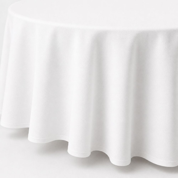 Linen Tablecloth White 90in x 90in