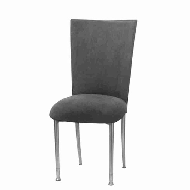 Chameleon Charcoal Suede Chair