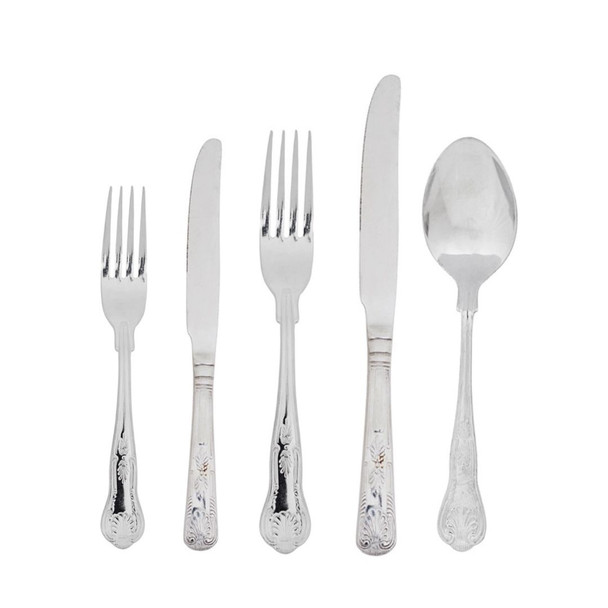 Kings  Pattern Stainless Steel Cutlery Collection (Pack Size 10)