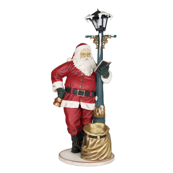 Santa With Lamp Post