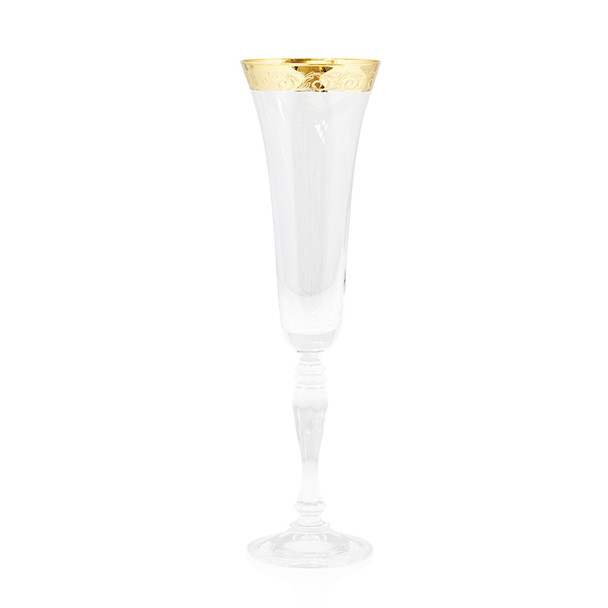 Victoria Gold Champagne Glass 6oz (Case Size 36)