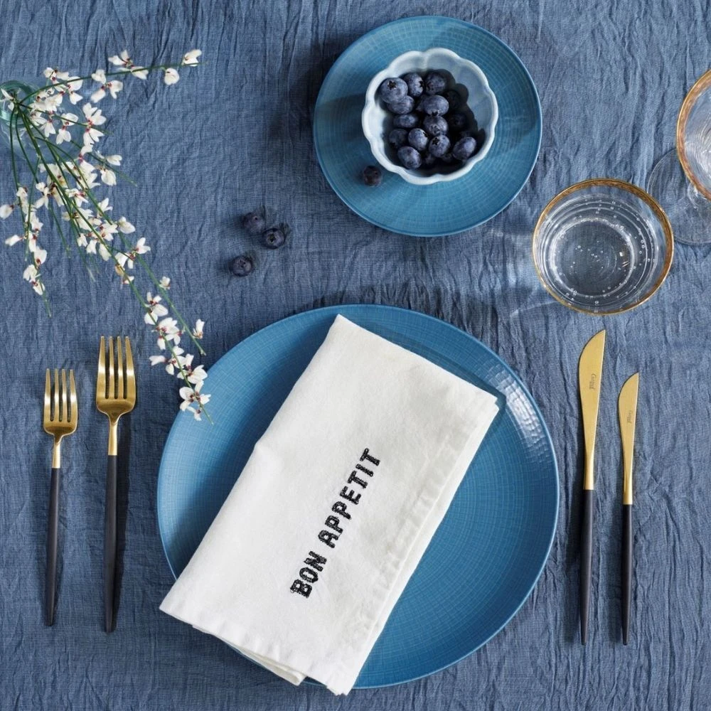 Goa Black and Gold cutlery hire collection