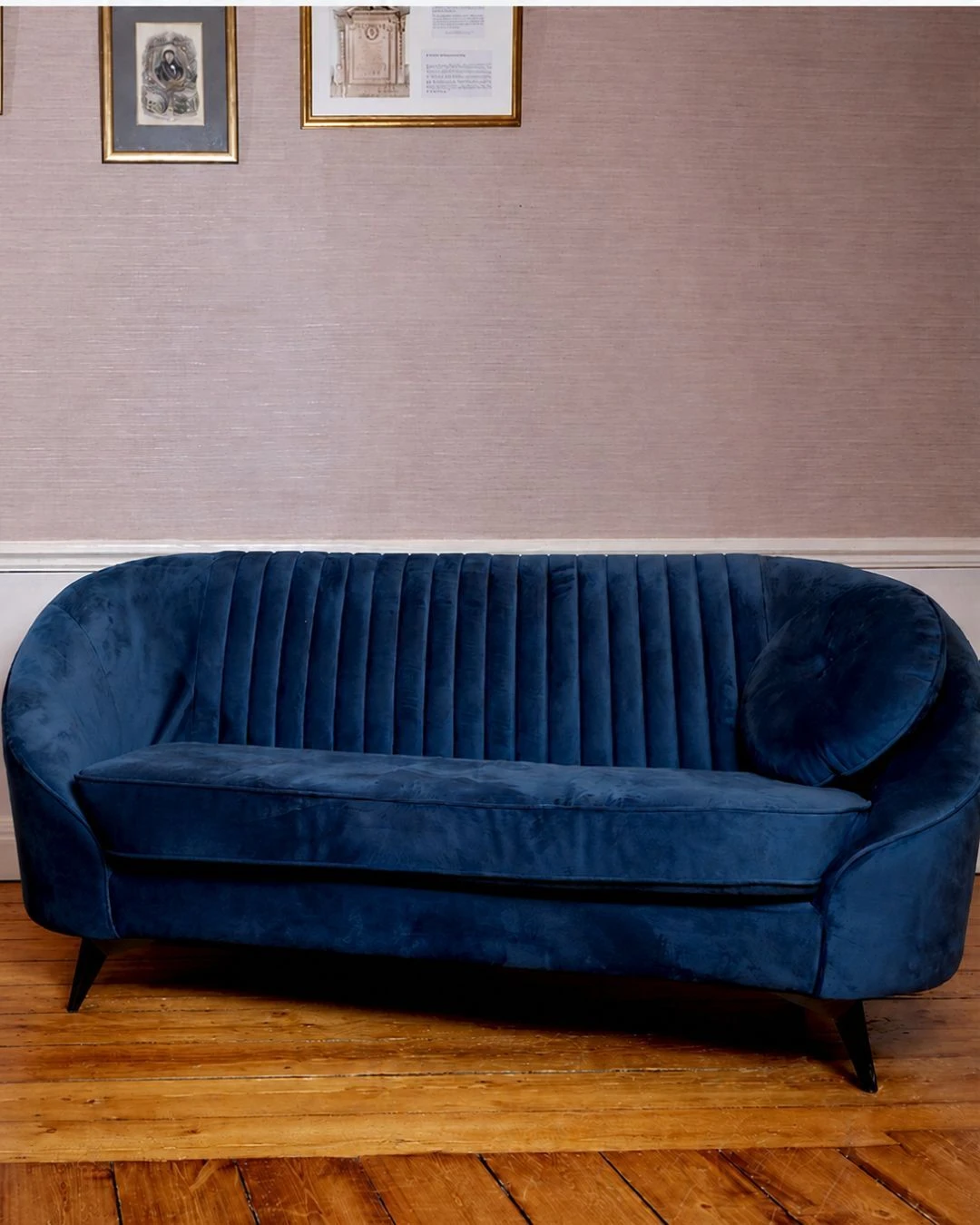 Como 2 Seater Sofa Deep Blue