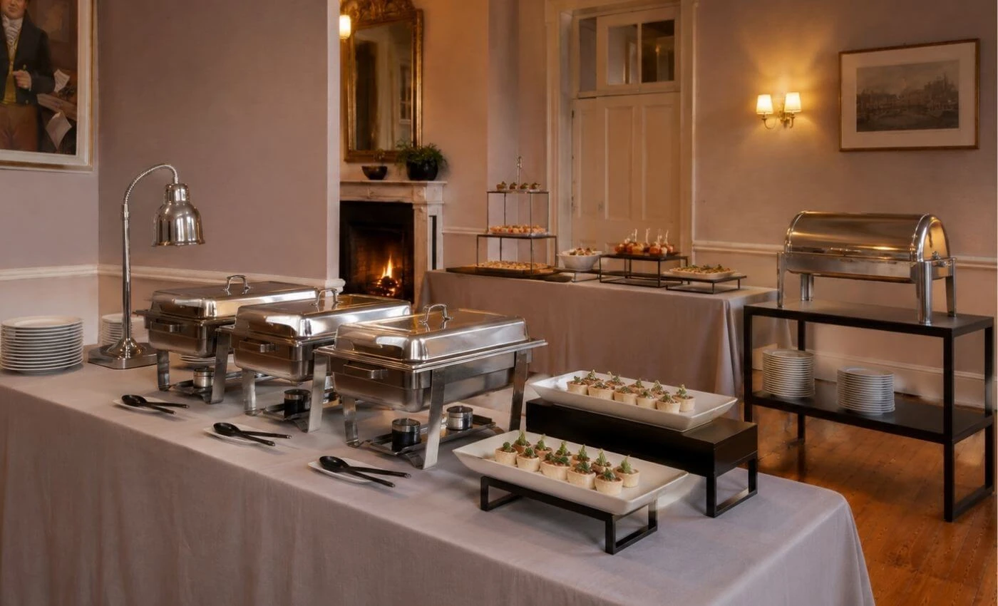 Catering equipment and buffet service products for events