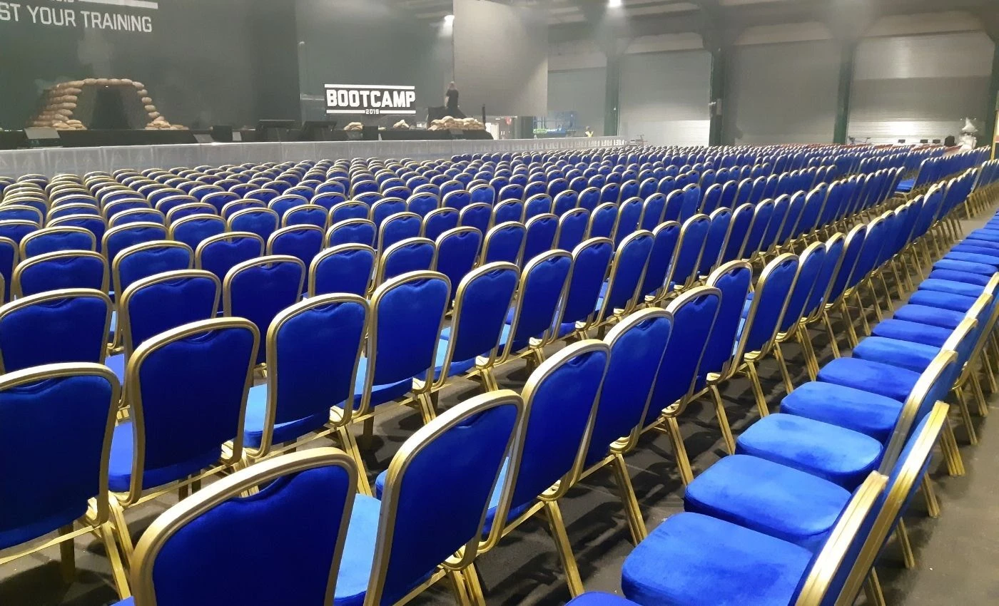 Conference chairs for corporate events and presentations