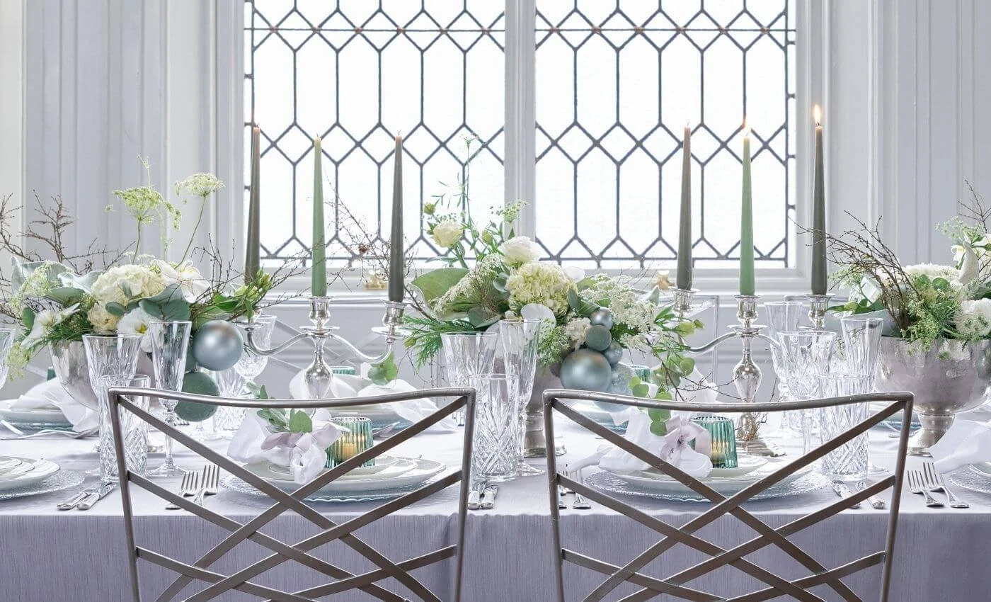 Autumn tableware hire for events