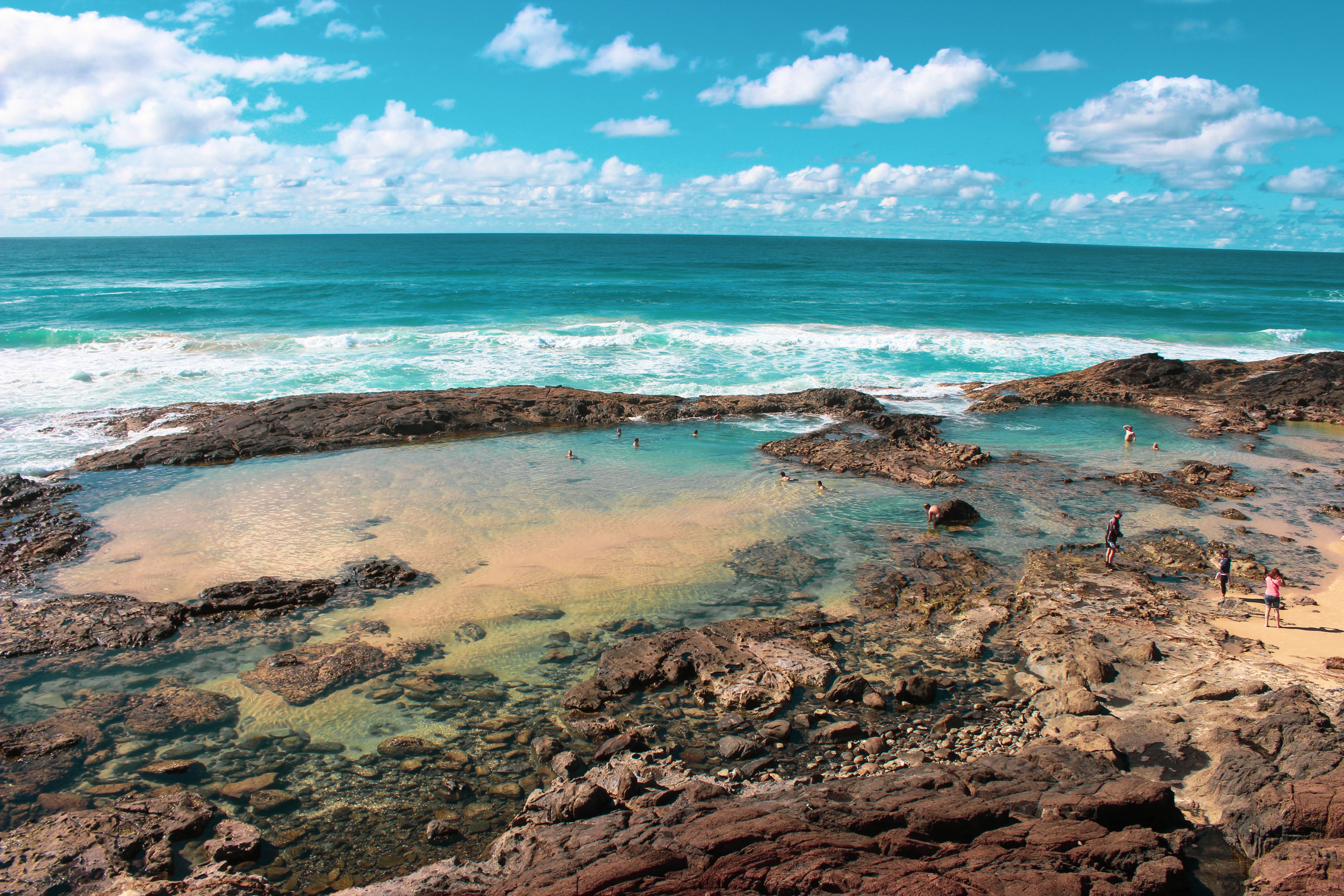 champagne pools Fraser Island