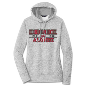 Alumni Hoodie: Womens Grey Heather