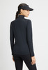 RH Blake Black Thermal Full Zip Midlayer Top