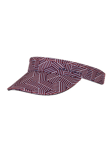 RH Hexagon Red Sun Protection Visor