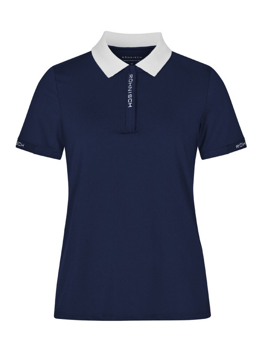 RH Abby Navy Short Sleeve Polo Shirt