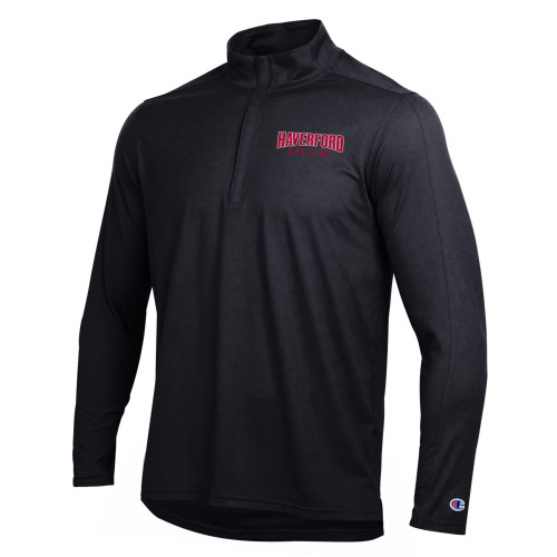 1/4 Zip Champion Soft Touch- Black