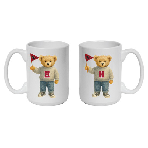 Mug Bear w/Flag 15oz