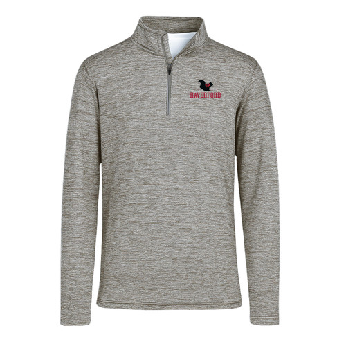 1/4 Zip Youth Squirrel Gray