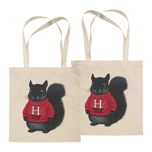 Tote Slim Dyed Canvas Squirrel in Sweater
