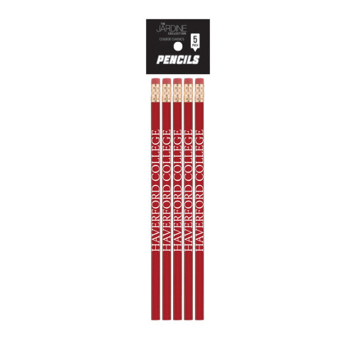 Pencil Haverford Red 5 pk IP5P-3