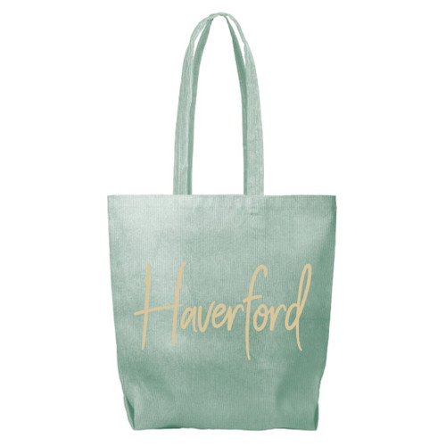 Tote Corduroy Frosted Mint 4361